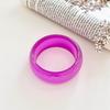 Glitter Chunky Bangles Bright Color Resin Bracelets Elegant Lady's Bracelet  Gifts