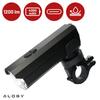 Alogy Front Led Bicycle Light Super Bright 1200Lm 4000mAh Waterproof Bike Light Black