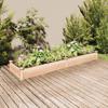 VidaXL Raised Garden Bed Liner 240x60x25 Cm Solid Fir Wood 364298