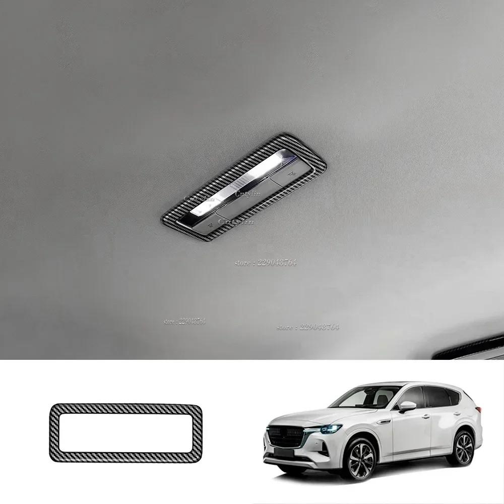 LHD RHD For Mazda CX60 CX 60   2024 Interior Accessories Carbon Fiber Air Condition Cover Trim Rearview mirror cover