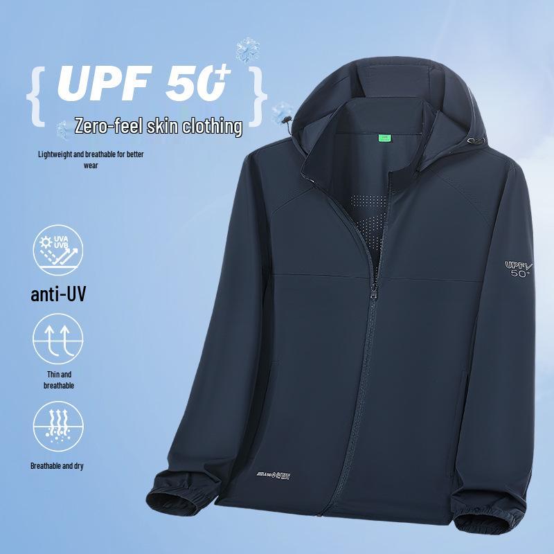 Унисекс Легкая одежда с защитой от солнца UPF50+ из ледяного шелка