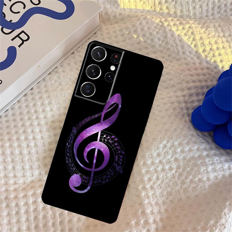 Музыкальный чехол для телефона с клавишами пианино для Samsung Galaxy S25 S24 Ultra S9 S10 S20 S22 S21 Plus S23 FE Защитная крышка