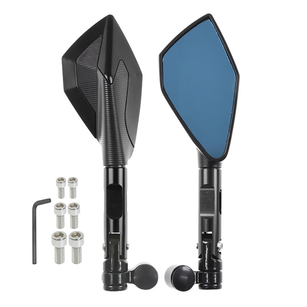 Мотоциклетное боковое зеркало с ЧПУ 10 мм, зеркала заднего вида для Kawasaki Ninja 250 400 650 ABS Vulcan S 650cc ER-6F ER-6n ZX-6R ZX-10R