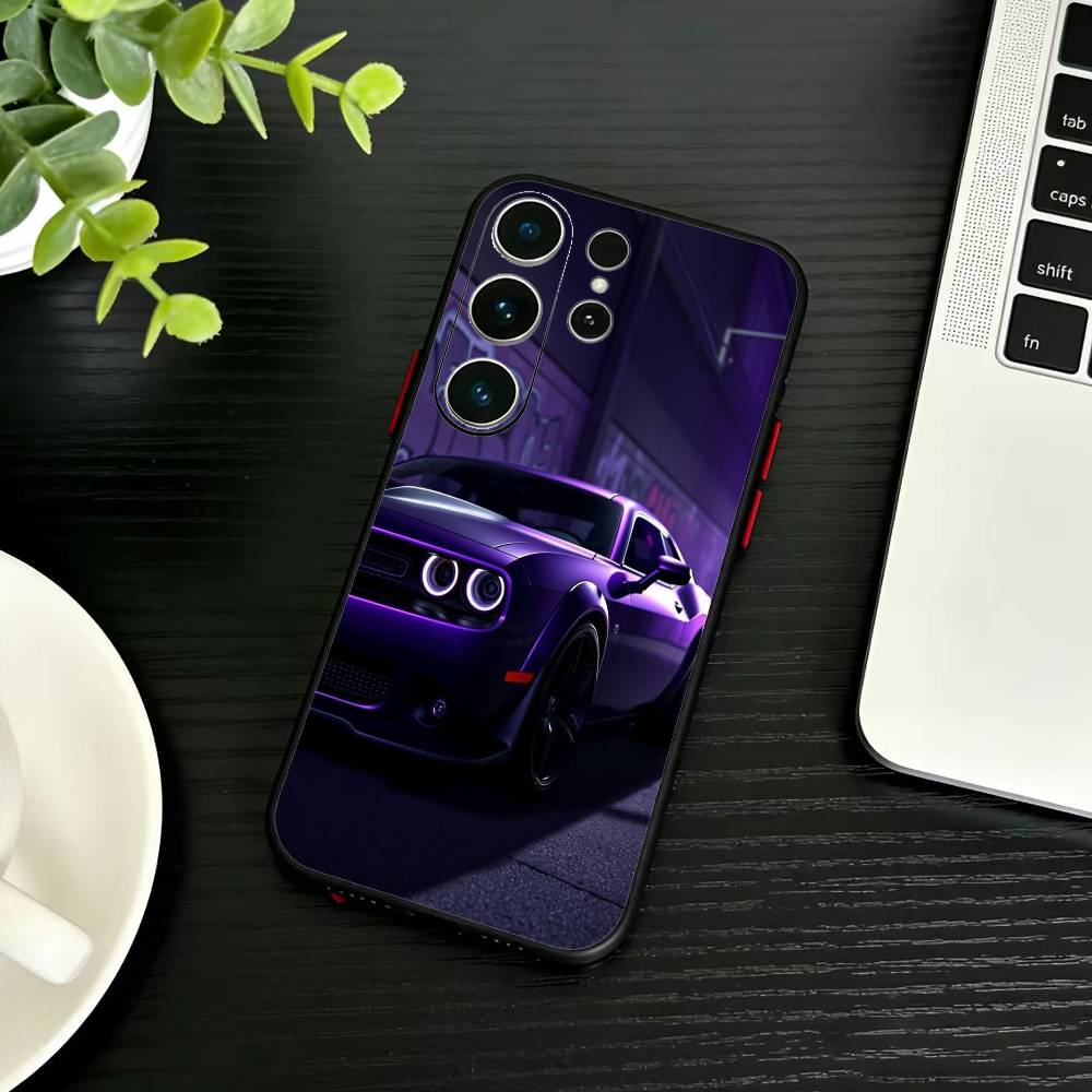 Спортивный Крутой Чехол Для Телефона На Автомобиль Для Samsung S26,S25,S24,S23,S22,S21,S20,S30,Ultra,Plus,Fe,Note,5G Черный Чехол