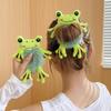 Korean Style Cartoon Plush Frog Hair Tie for Children