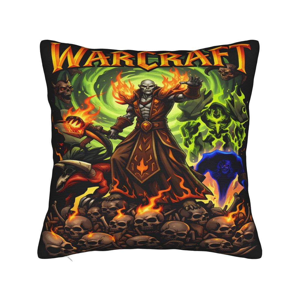 Подушка с принтом обложки Warcraft Чехол для подушки Игровой Ретро Модный Чехол для подушки Мягкие Наволочки Для Дивана Кушетки Спальни