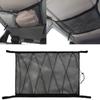 90x65cm Car Ceiling Storage Bag Roof Net Pocket Adjustable Double-Layer Zipper Mesh Auto Car Interior Storage Cargo Stowing Accessories
