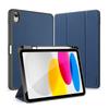 IPad 10th 11th Gen 10.9 Inch Folio Case With Stand Sleep/Wake Shockproof Tri-Fold Design Air 6 Fabric Texture
