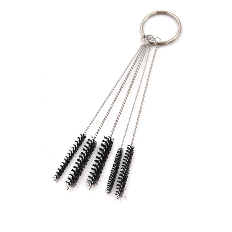 11Pcs Airbrush Spray Cleaning Repair Tool Kit Stainless Steel Needle Brush Set