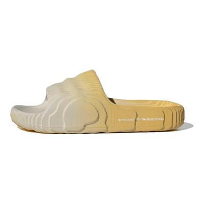 Adilette 22 Слайды Алюмина Овсяный Унисекс Кроссовки Желтый Молочный JH7795