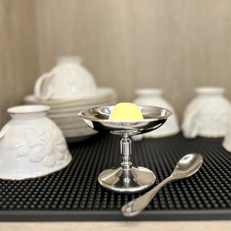 Креативный контейнер для чашки мороженого из нержавеющей стали, кухонный бар, бокал для вина, металлическая салатница, десертная тарелка с фруктами, товары для вечеринок