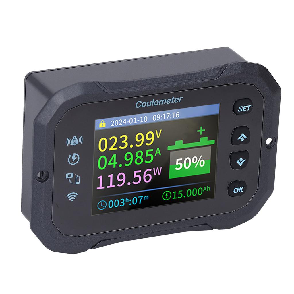 WiFi Battery Monitor 10100V 050A Двунаправленное обнаружение Bluetooth Удаленный мониторинг батареи