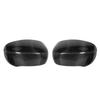 2PCS Rearview Mirror Cover Bright Black Carbon Fiber Left Right Side Mirror Caps Fit For 300 All 4