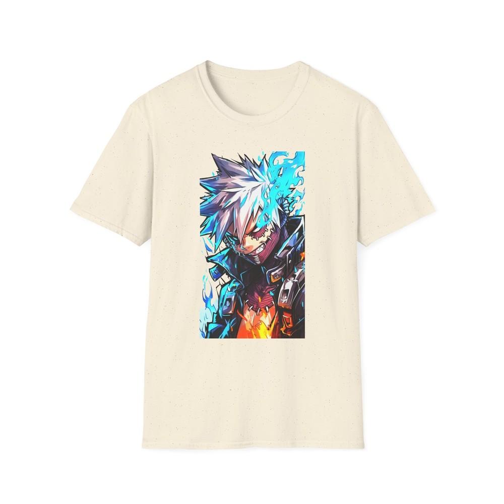 Anime Soft TShirt Dabi Toya Todoroki Unisex Jl Anime Front Printed Tee
