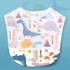 Детские регулируемый вырез горловины водонепроницаемый мягкий нагрудник для кормления фартук для ловли еды