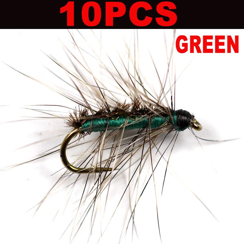 Приманка для рыбы в виде сухих мух, 10 штук