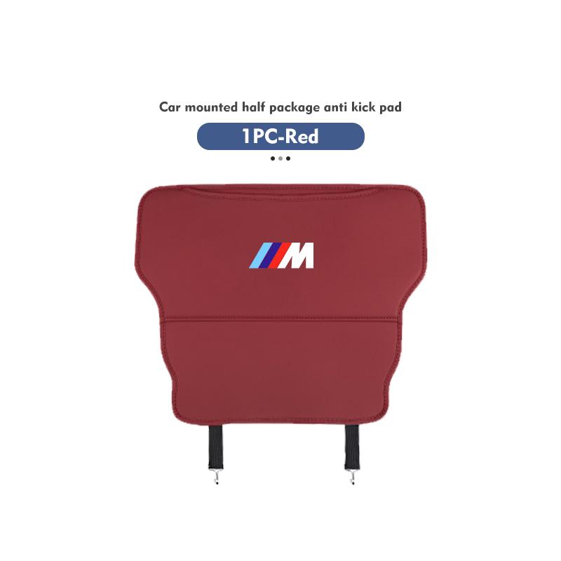 WCHT7 Car Seat Backrest Anti Kick Pad Rear Seat Storage Bag Accessories For BMW E93 F10 F20 F30 F40 F15 F25 F26 F31 F49 F86 M3 M5 X3