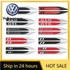 2026 Новый Для VOLKSWAGEN VW 2 шт. Автомобильный Значок Наклейки на Крыло Боковые Накладки Декоративные Аксессуары для Тюнинга Автомобиля Для Volkswagen VW GTI R