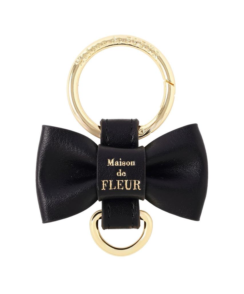 Maison de FLEUR Ribbon Size Other 08001389100 Keyring, Black, F, Accessories,