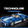 Roadster Race Car Building Block Set Speed Cobra Sports Car Advanced Collector's Car Model  Home and Office Display 312 Pcs