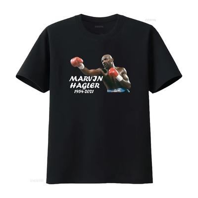 Marvelous Marvin Hagler Tribute T Shirt 1954 2021 Middleweight Champ Vintage Washed Casual Homme Top For Everyday Wear Fashion