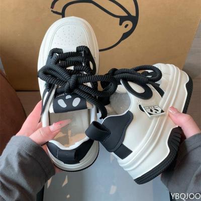 Модная женская универсальная обувь на толстой подошве, новая весенняя повседневная спортивная обувь, простая, удобная, износостойкая, дышащая женская обувь