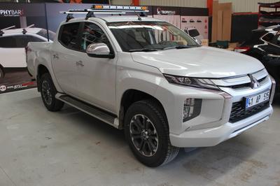 Перемычки на гладкую крышу (2 шт, Asaf V4) для Fiat Fullback 2016- гг