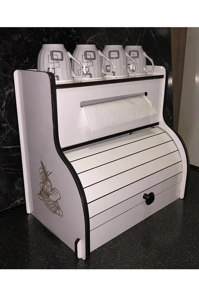 Новая коробка для хлеба-новая тарелка для хлеба, держатель для полотенец и салфеток(место хранения), Полка для специй, декоративная письменная