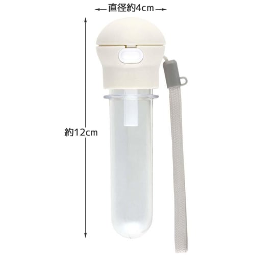 Skater Plastic Bottle Cap Straw One Push Open Case Included 500ml 350mll Dull Gray Installation Cap One Touch PSHC5S-A