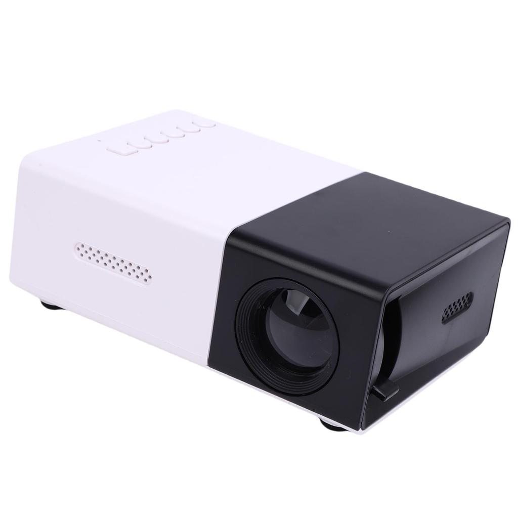 Portable Projector 1080P HD Outdoor Home Theater Movie Projector Support USB AV Storage Card HD Multimedia Interface
