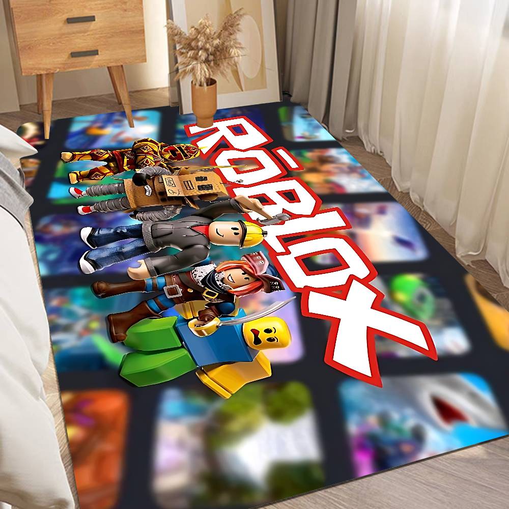 Sandbox Game R-Roblox Kitchen Mat Nordic Style Bedroom Living Room Doormat Home Balcony Anti-Slip Welcome Rug