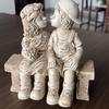 1pc Resin Sculpture Home Garden Decorations Statue Indoor Outdoor Desktop Porch Ornament Accessories,Valentine's Day Resin Ornament