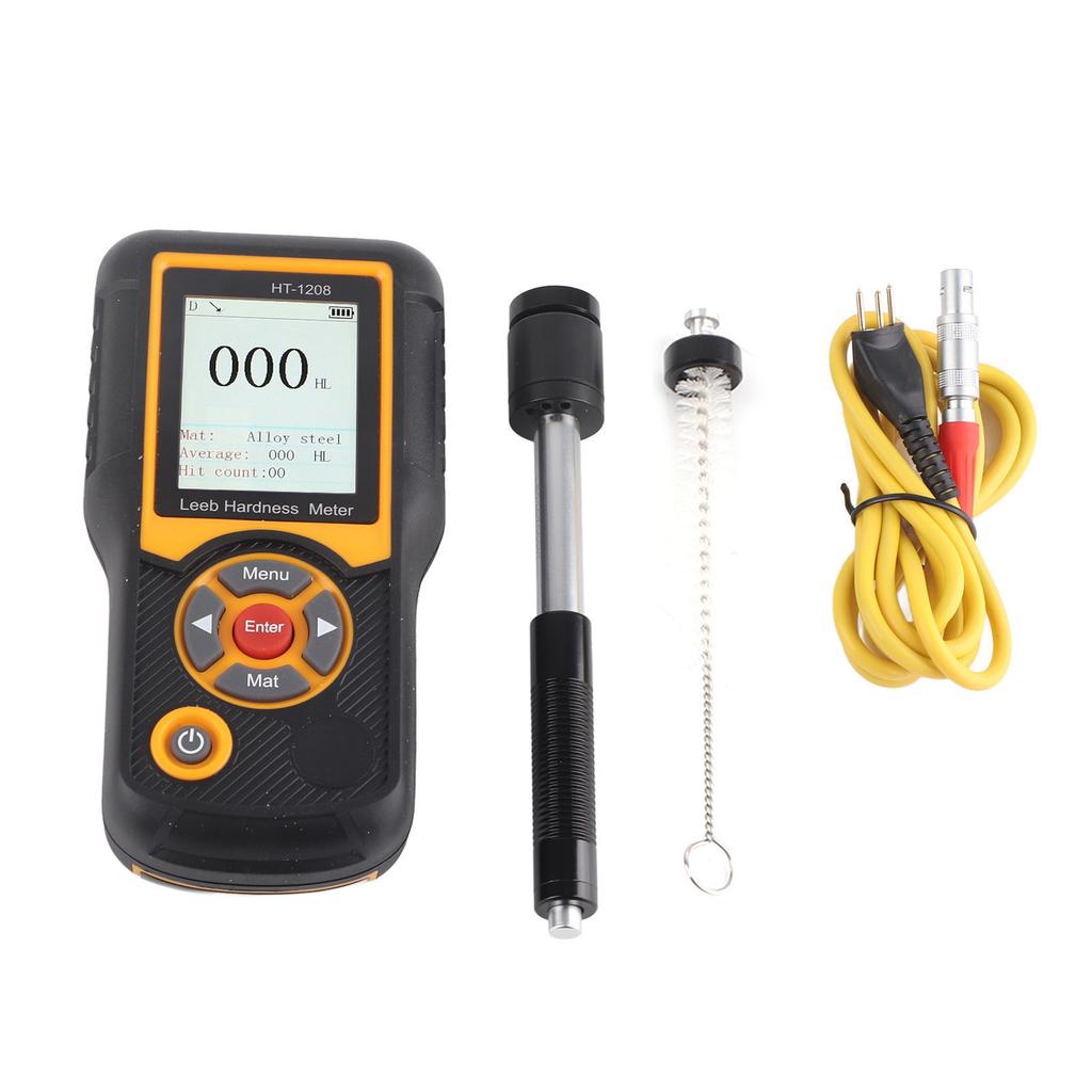 Digital Hardness Tester ABS High Accuracy Hardness Meter Durometer Scale with TFT Color Screen HT 1208