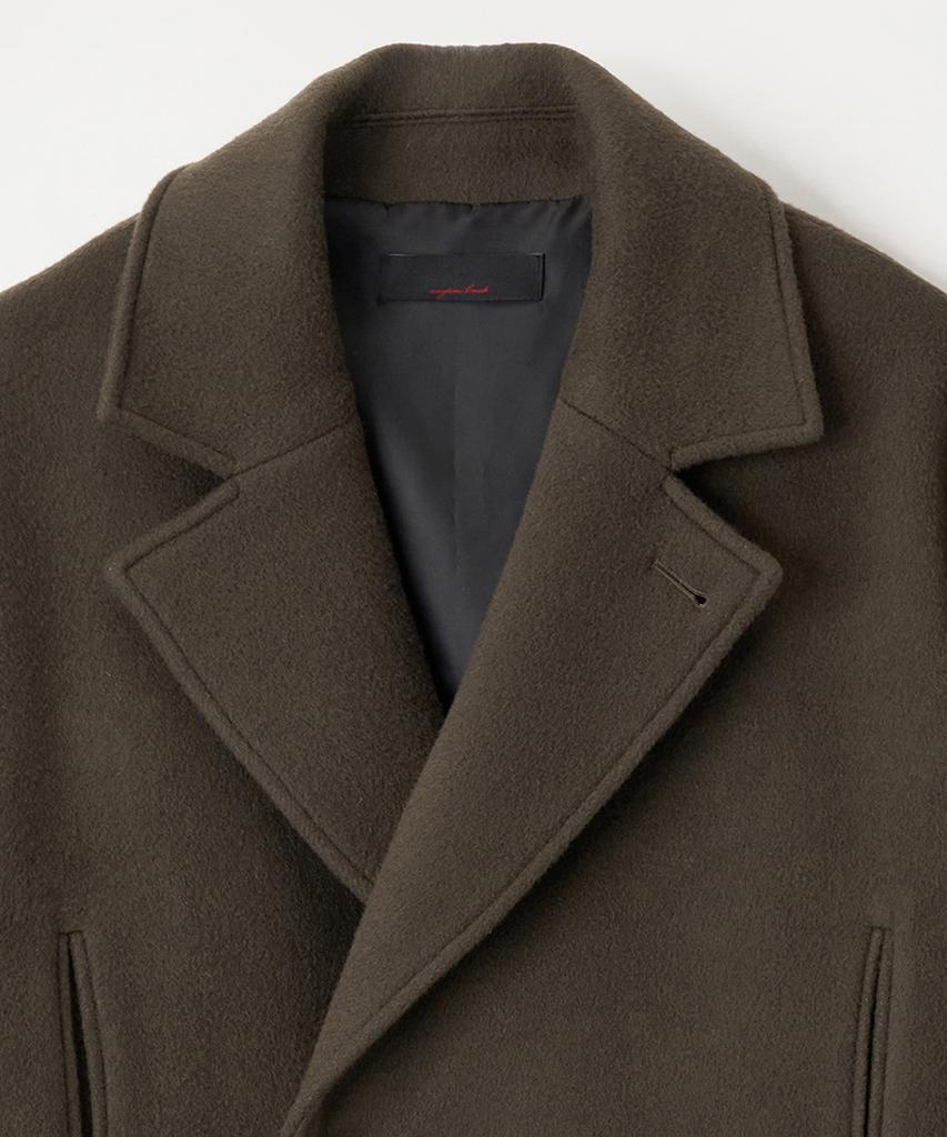 Anytime Loreak Anemone Pea Coat - Cocoa