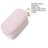 Jewelry Storage Box with Zipper Closure Protective Interior Lining Velvet Jewelry Holder Easy Carrying Keychain