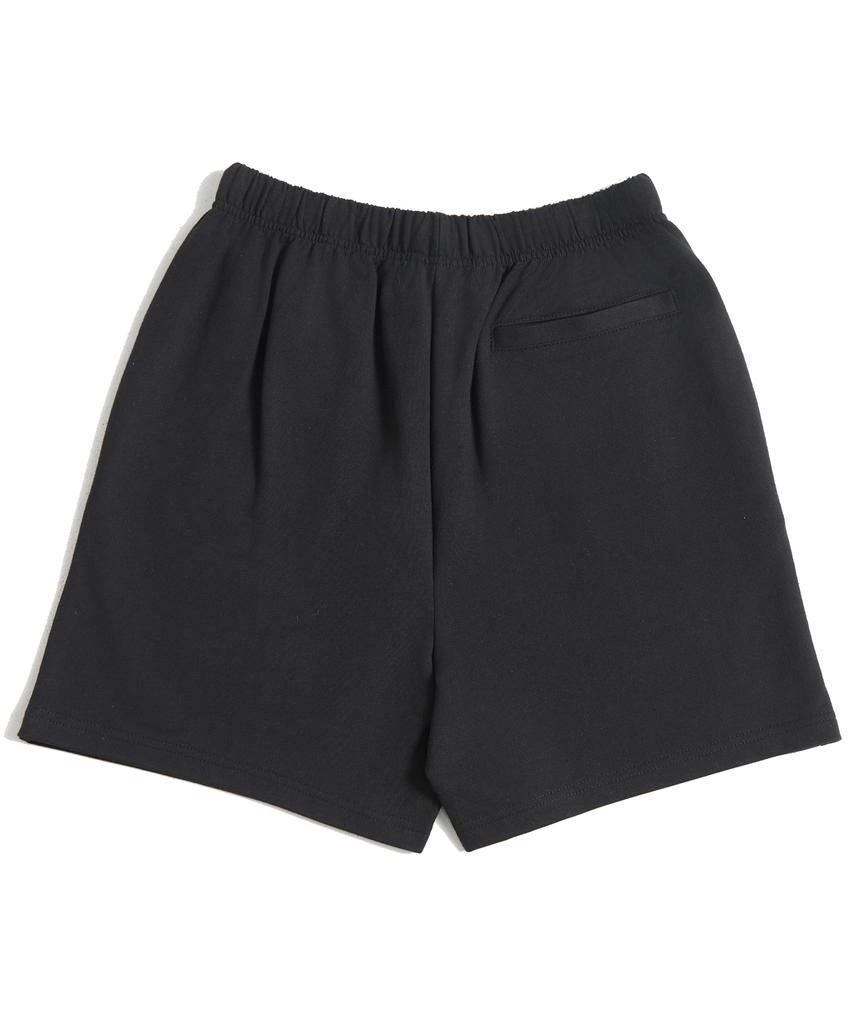 TEN PAST SEVEN Logo Sweat Shorts - Black