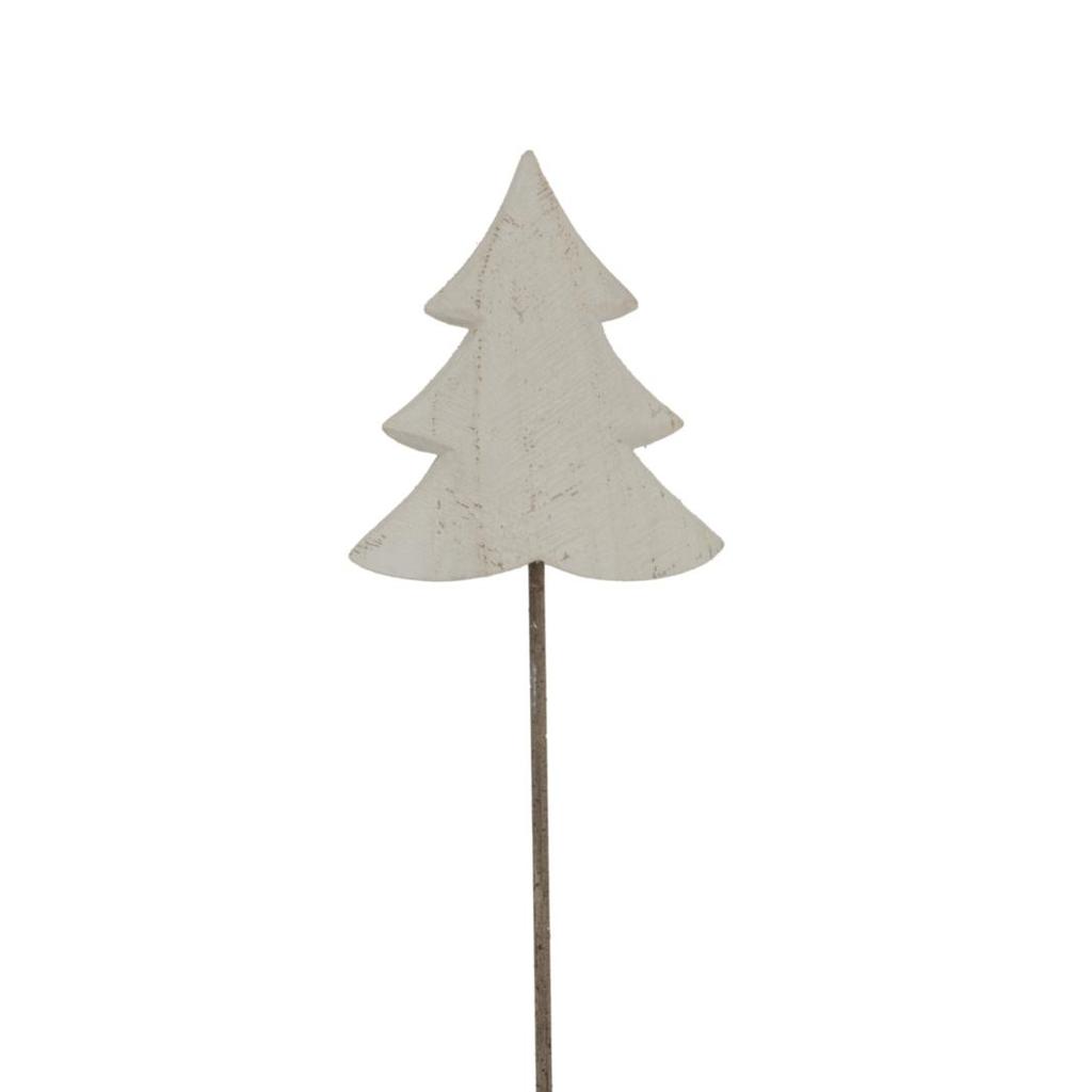 Hill Interiors White Washed Pine Tree Christmas Decoration