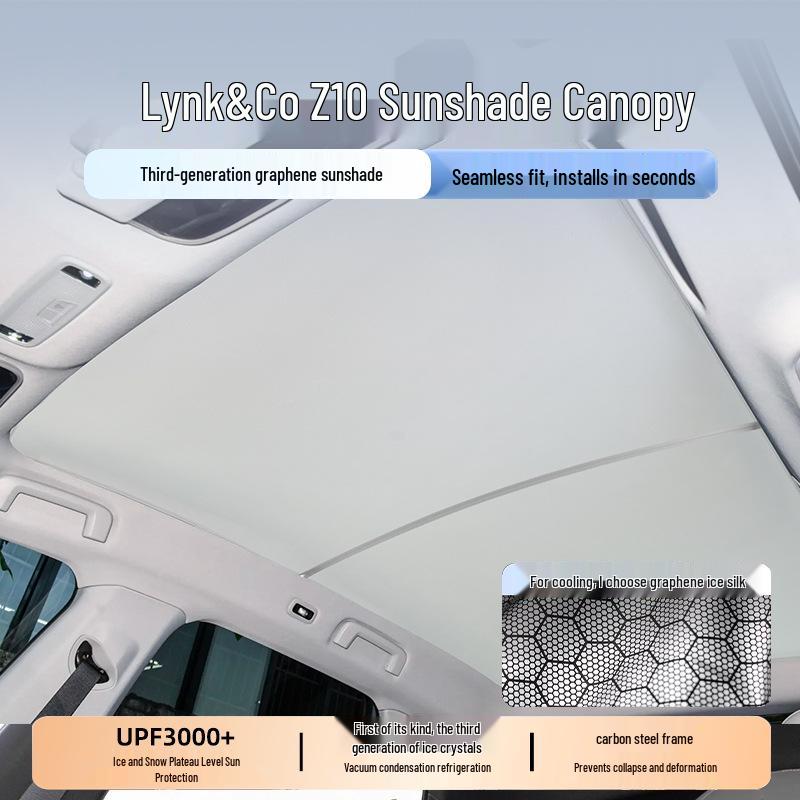 Кристальный люк с солнцезащитной шторкой для Lynk & Co Z10/Z20: Графеновое теплоизоляция и защита от солнца