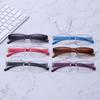 Korean Clear Lens Ultra-light Presbyopic Glasses Readers Eyewear Reading Glasses Half Frame