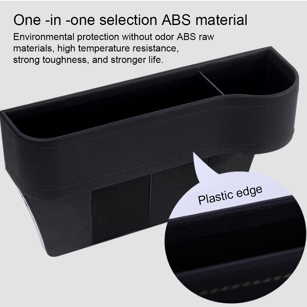 Universal Seat Storage Box Crevice Storage Box Seat Gap Slit Pocket Catcher Organizer Vehicle Coins Holder Organizer Catcher