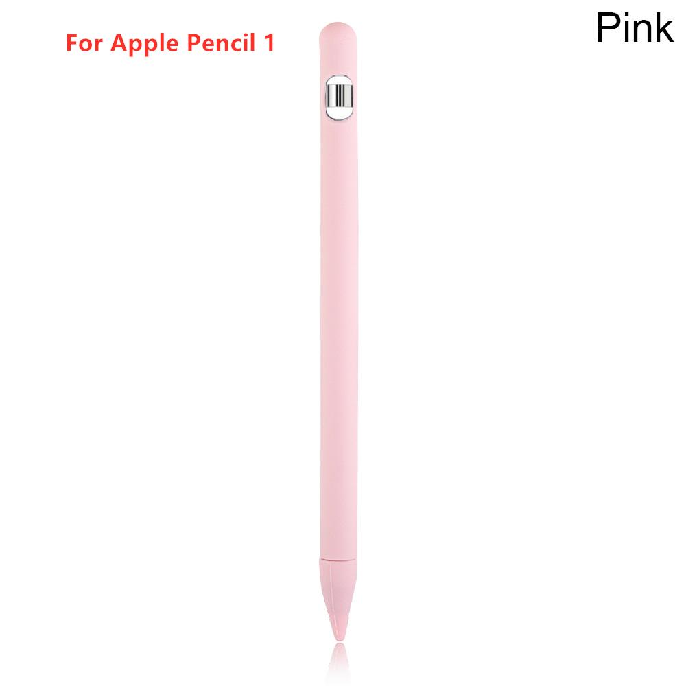 4 In 1 Colorful Soft Silicone Cover For Apple Pencil 1st Generation Case For iPad Tablet Touch Pen Stylus Protective Sleeve Case