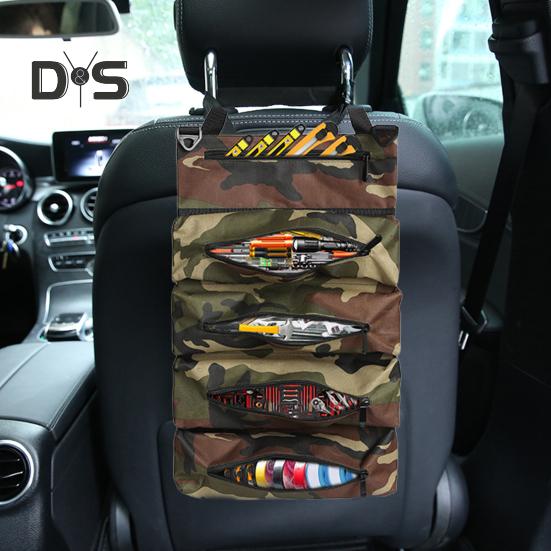 Портативная сумка для хранения инструментов, большая, с 5 отделениями, застежка-молния, водонепроницаемая, прочная, набор инструментов для ремонта, сумка-рулон на молнии