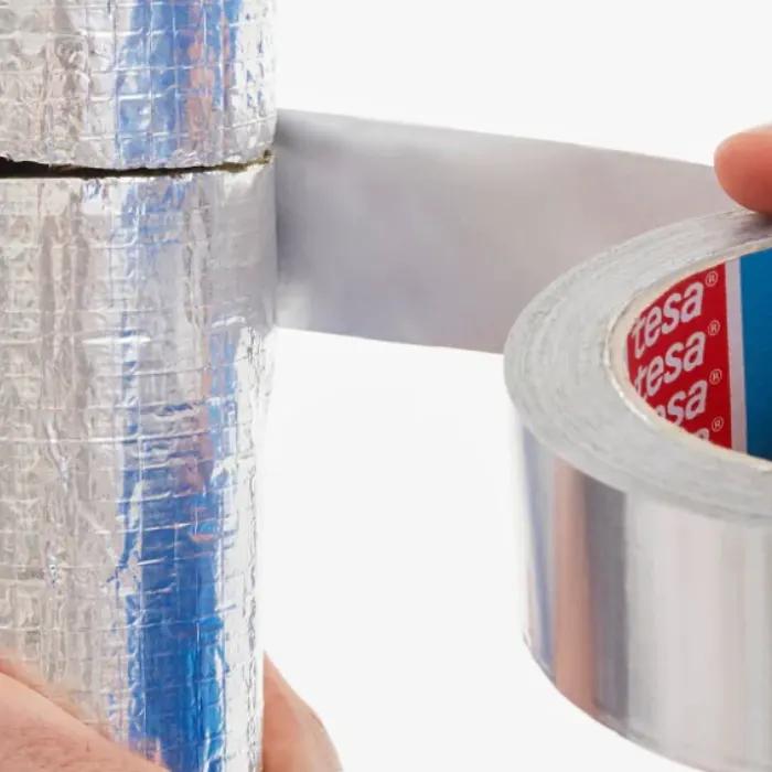 Tesa 60650 Conductive Aluminum Tape 50 µm, 50 × 50 , Without Liner