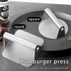 Non-stick Burger Patty Maker, Suitable for Grilling and Barbecue, Perfect for Beef, Cheese, and Vegetable Burgers.