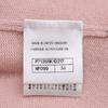Chanel [New/Domestic Genuine] P71355K10217 CC Logos Button 100% Cashmere Tops 34 Pink / GrayUsed