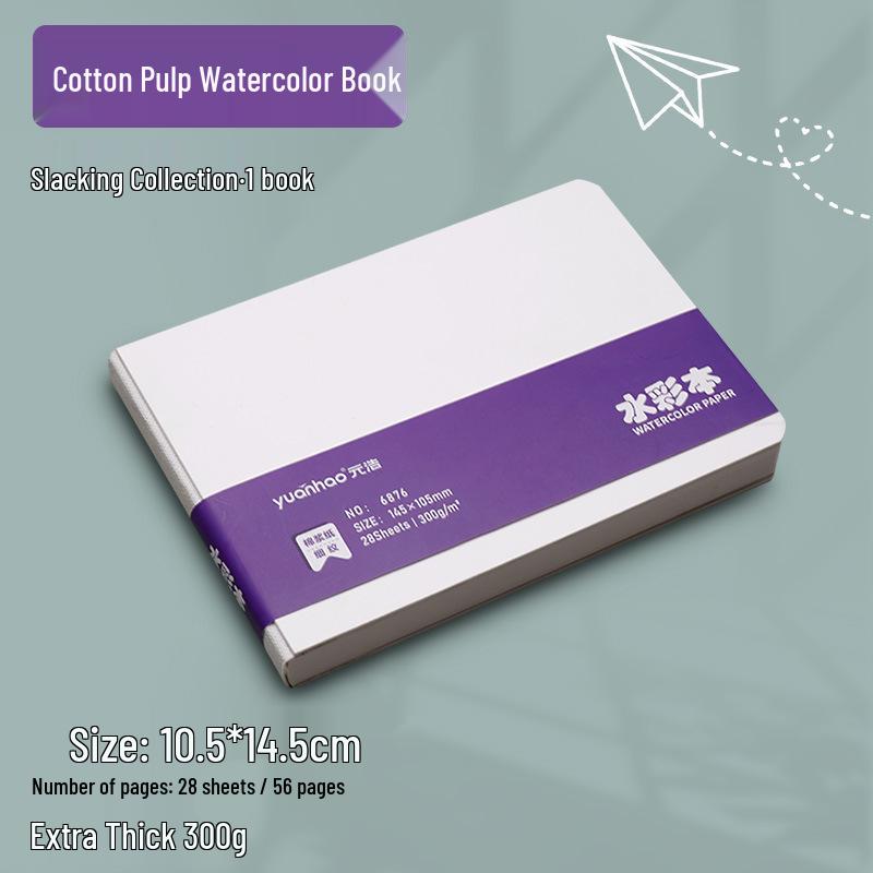Портативный квадратный мини-скетчбук Yuanhao: Коллекция антистресс, устойчивая к разрывам, утолщенная