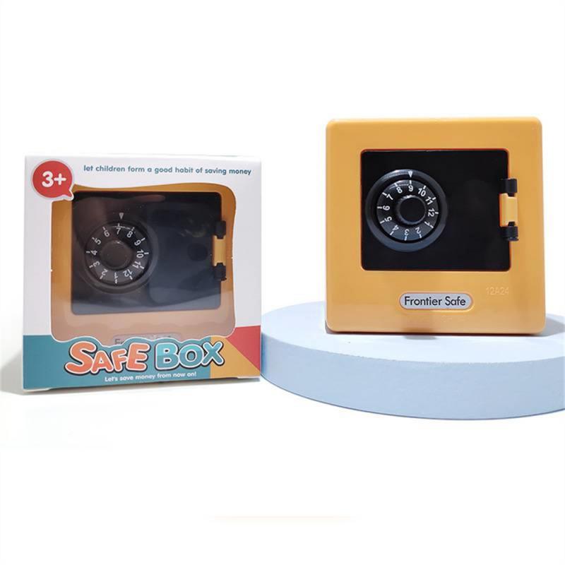 Мультфильм Банкомат Мини-сейф Копилка Депозит Банк Код Банк бытовые украшения Банкнотная касса Сбережения наличных Хранение Рождественский подарок