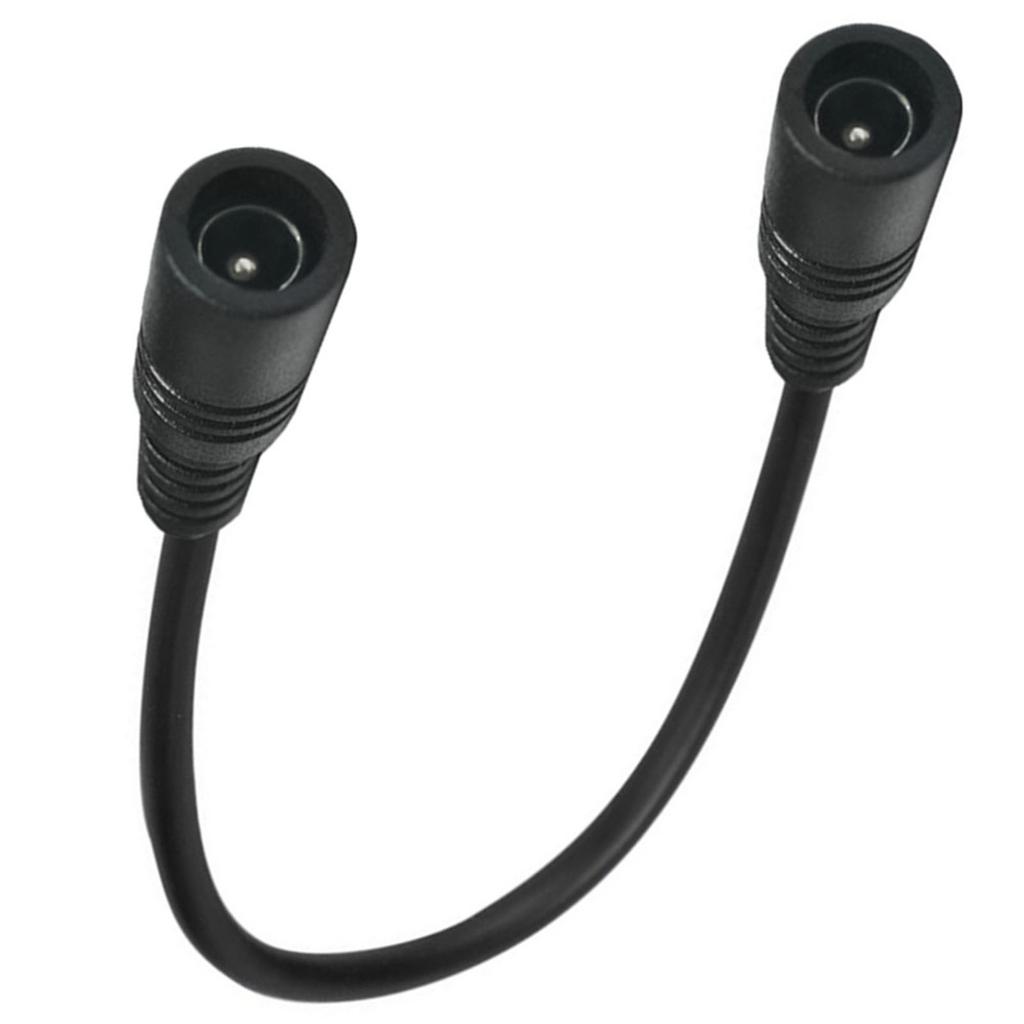 Кабель-удлинитель питания постоянного тока 5,5 мм x 2,1 мм гнездо-гнездо круглый разъем для камеры видеонаблюдения 0,2 м