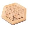 Деревянный шестиугольный пазл Клоцки, шестиугольные головоломки, развивающие игрушки для детей, игра на мышление, игрушки-головоломки
