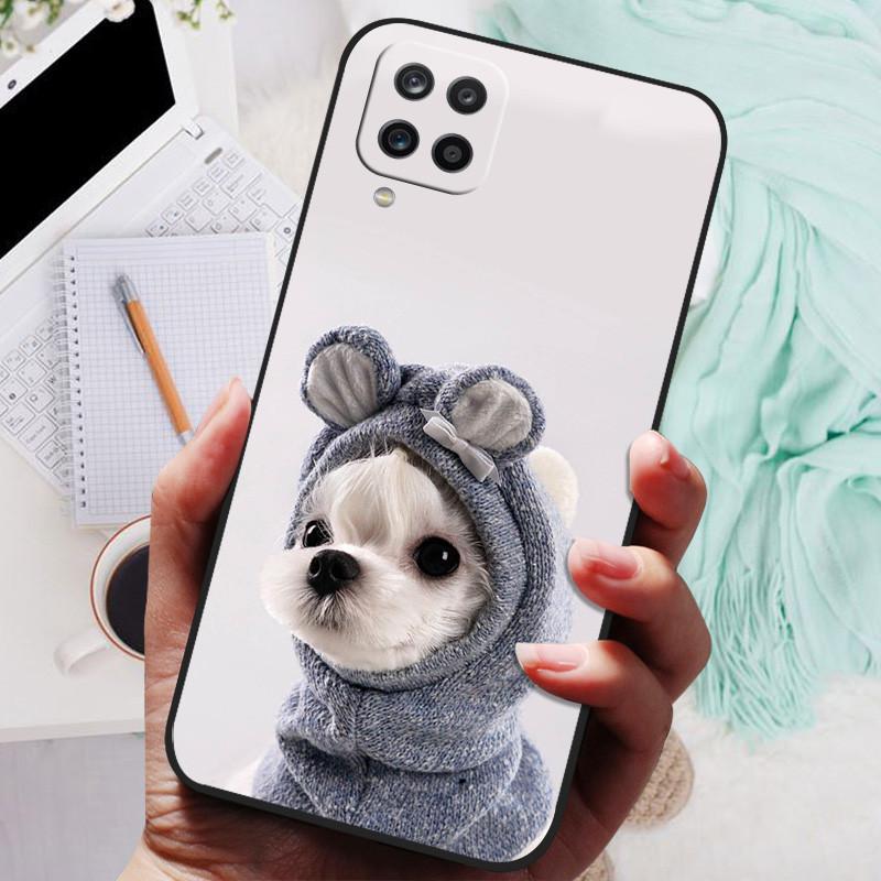 Для Samsung Galaxy A12 Чехол Силиконовый Роскошный Кот Мраморный Мягкий Бампер Чехол для Samsung Galaxy M12 A12 Защитные Чехлы A M 12